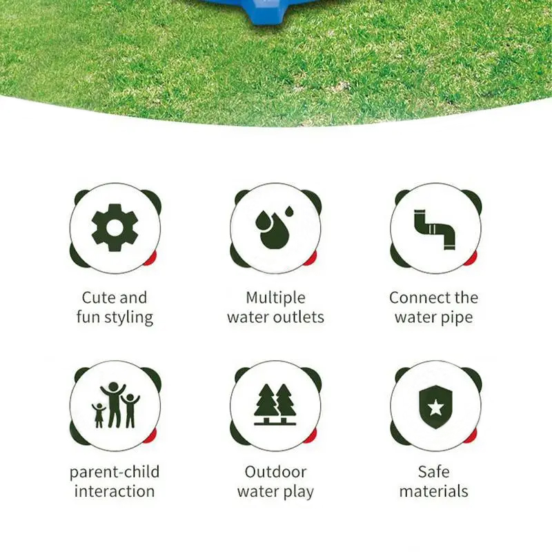 360 Degree Water Sprinkler Rot - Gardening Tools For Kids reseña y precio