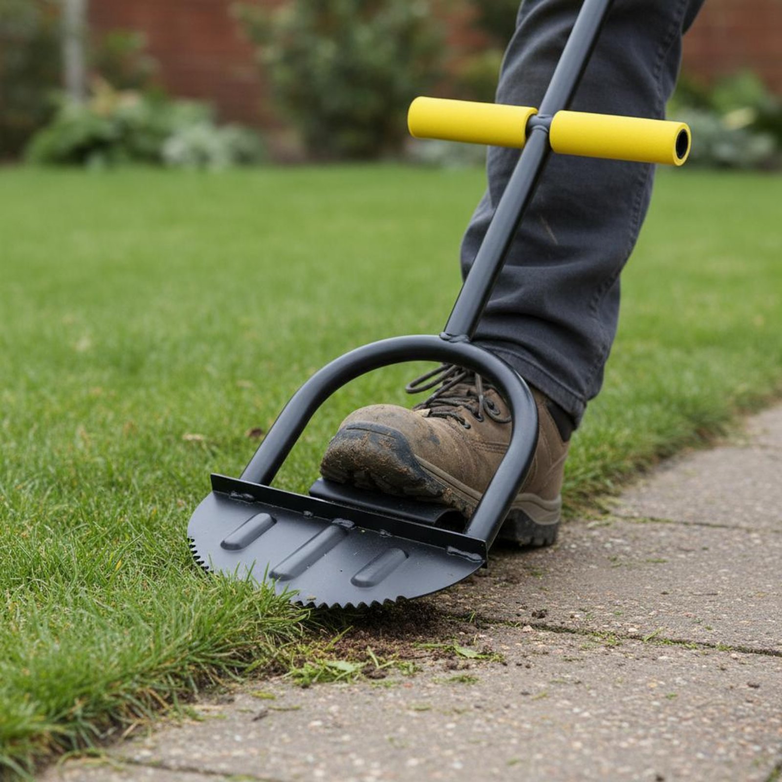 Half Moon Edger Wide Foot Peda - Gardening Tools Long Handle reseña y precio