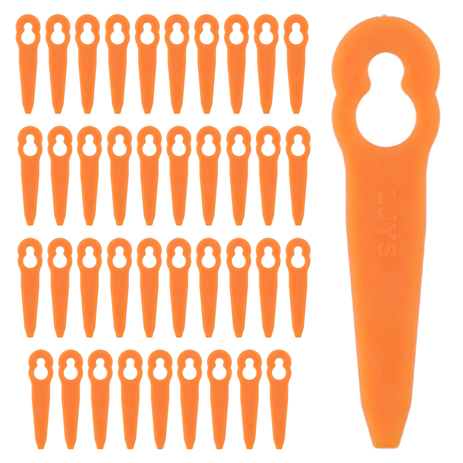 40pcs Plastic Lawn Mower Blade - Gardening Tools Quality reseña y precio