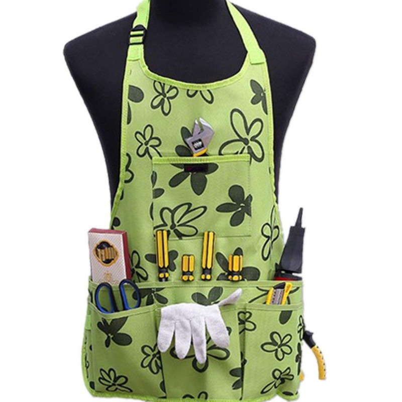 Garden Work Apron with Pockets - Gardening Tools Women reseña y precio