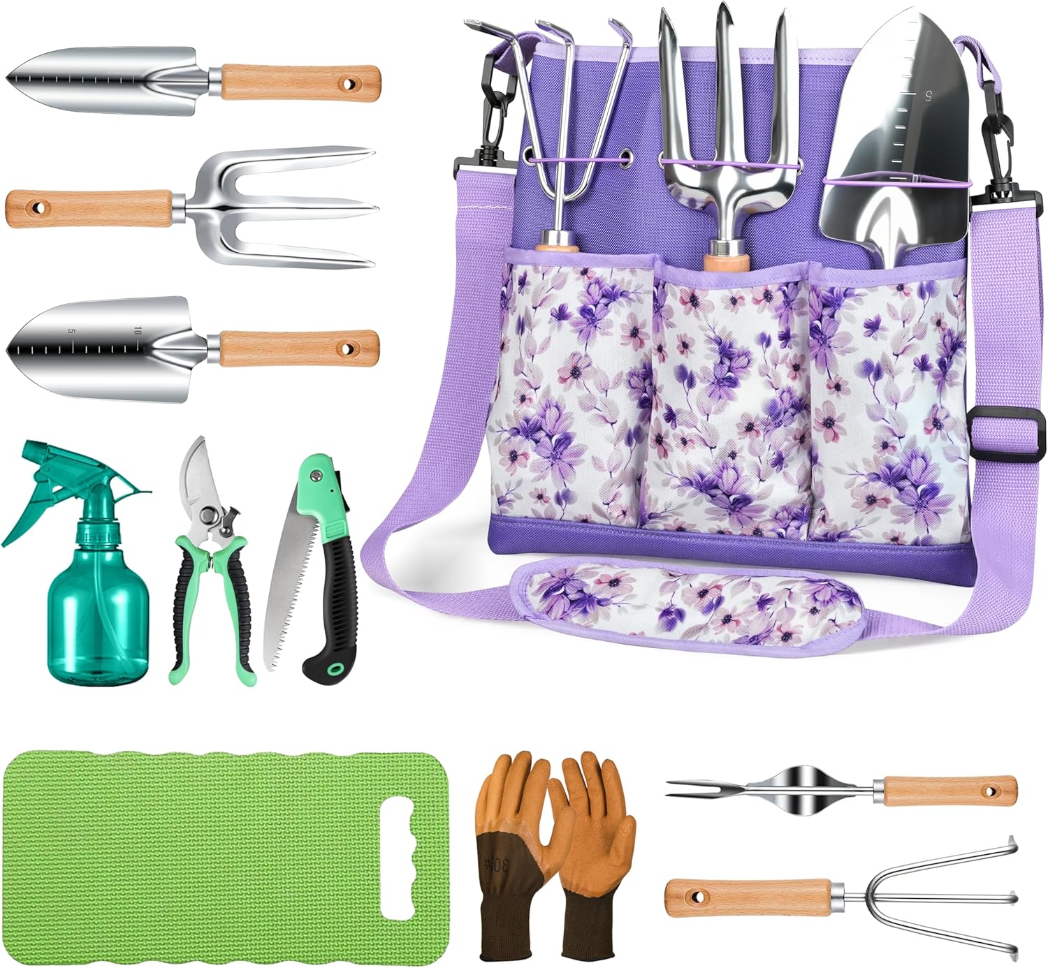 11-Piece Heavy Duty Garden Too - Gardening Tools Women reseña y precio