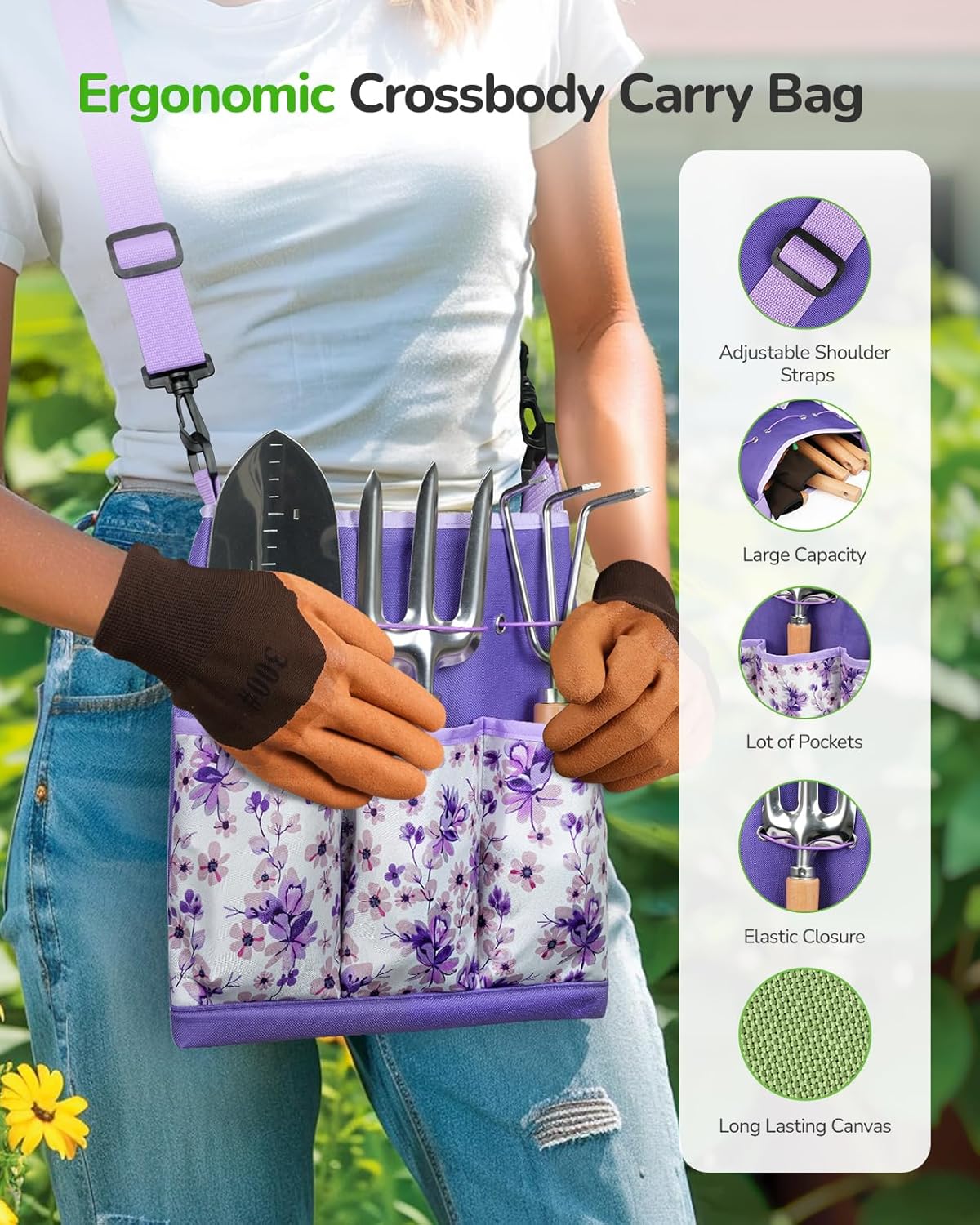 11-Piece Heavy Duty Garden Too - Gardening Tools Women reseña y precio