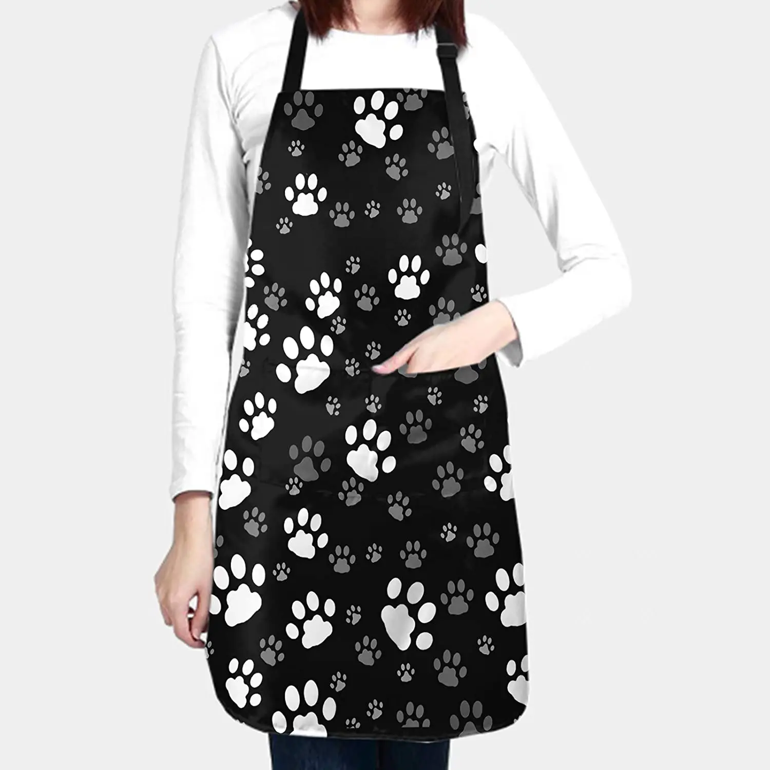 Funny Dog Paw Animal Apron wit - Gardening Tools Women reseña y precio