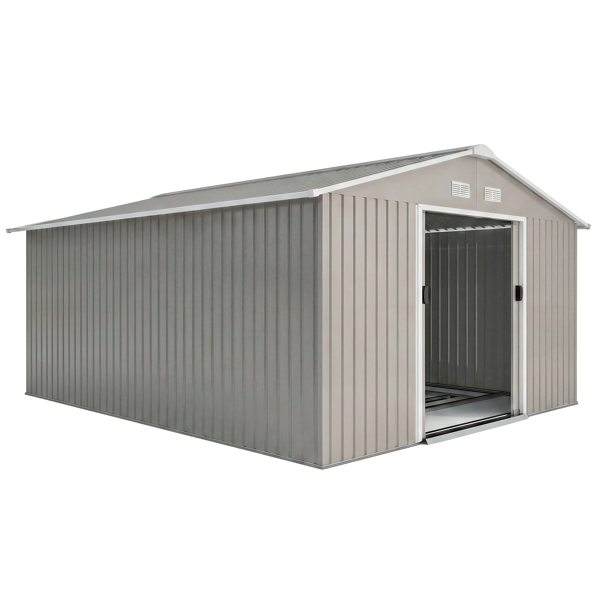 13' X 11' Steel Outdoor Utilit - Gardening Tools reseña y precio