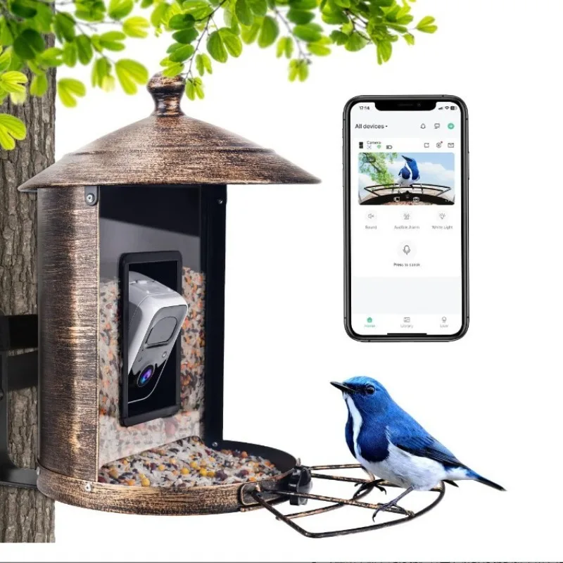 AI intelligent bird feeder wit - Gardening Tools Definition reseña y precio