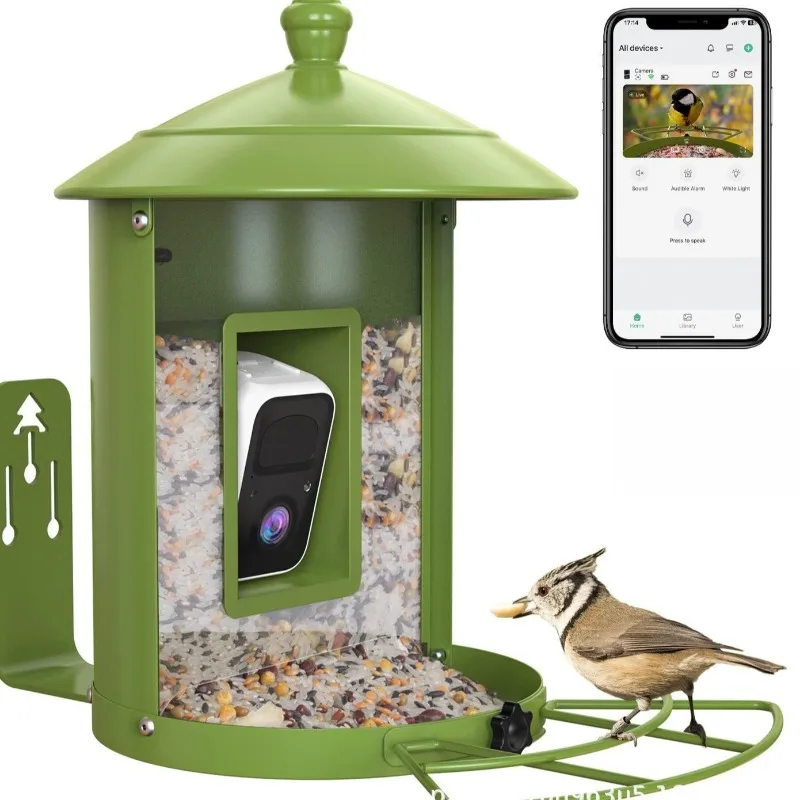 AI intelligent bird feeder wit - Gardening Tools Definition reseña y precio