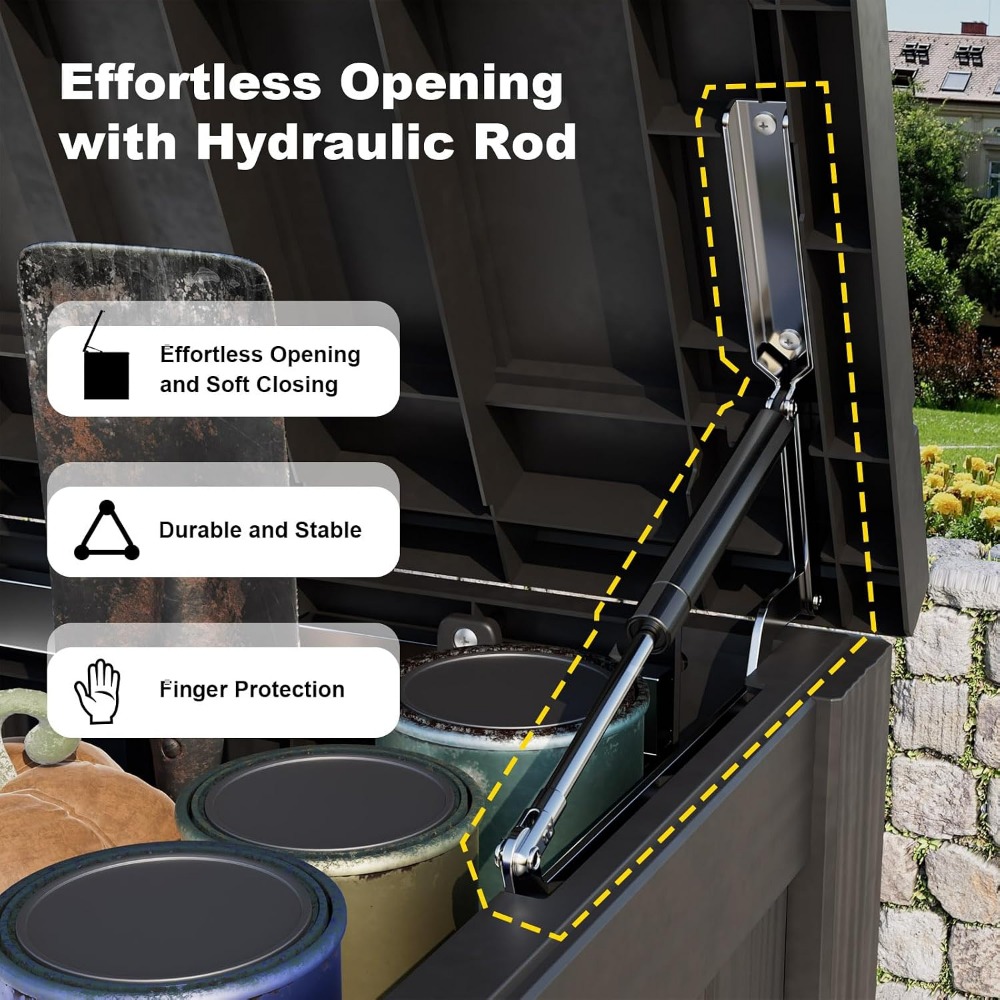 Large Outdoor Storage Box for  - Gardening Tools Equipment reseña y precio