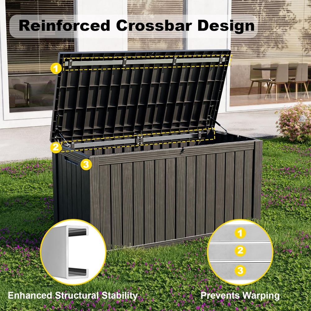 Large Outdoor Storage Box for  - Gardening Tools Equipment reseña y precio
