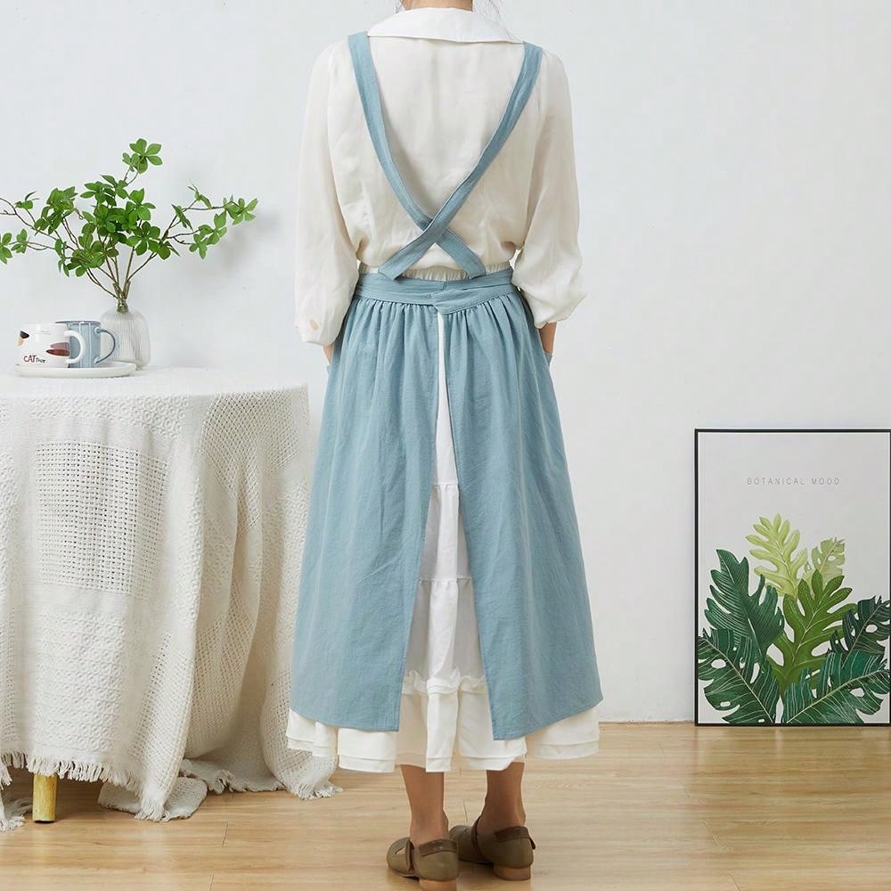 Brief Nordic Wind Pleated Skir - Gardening Tools Women reseña y precio