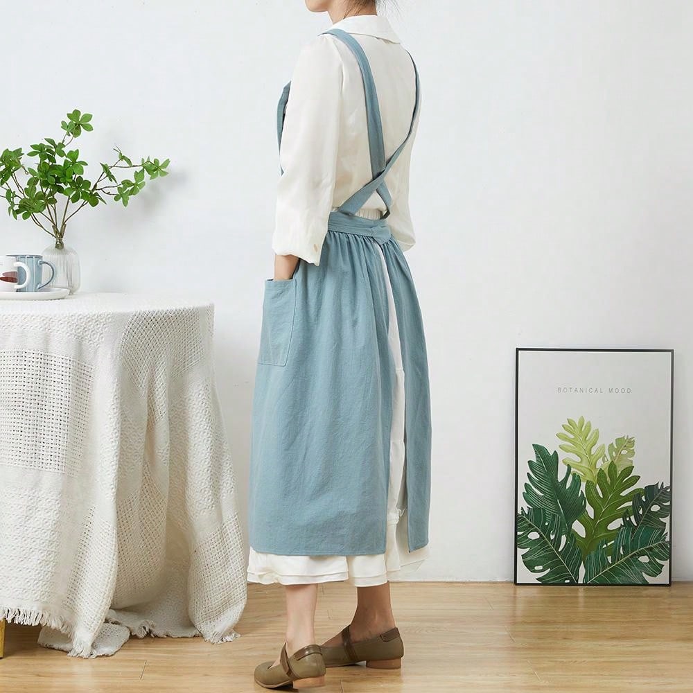 Brief Nordic Wind Pleated Skir - Gardening Tools Women reseña y precio