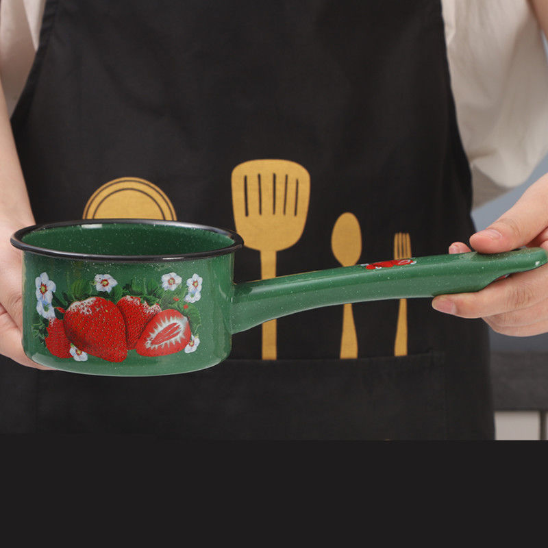 Enameled Water Spoon Milk Pot  - Gardening Tools Long Handle reseña y precio