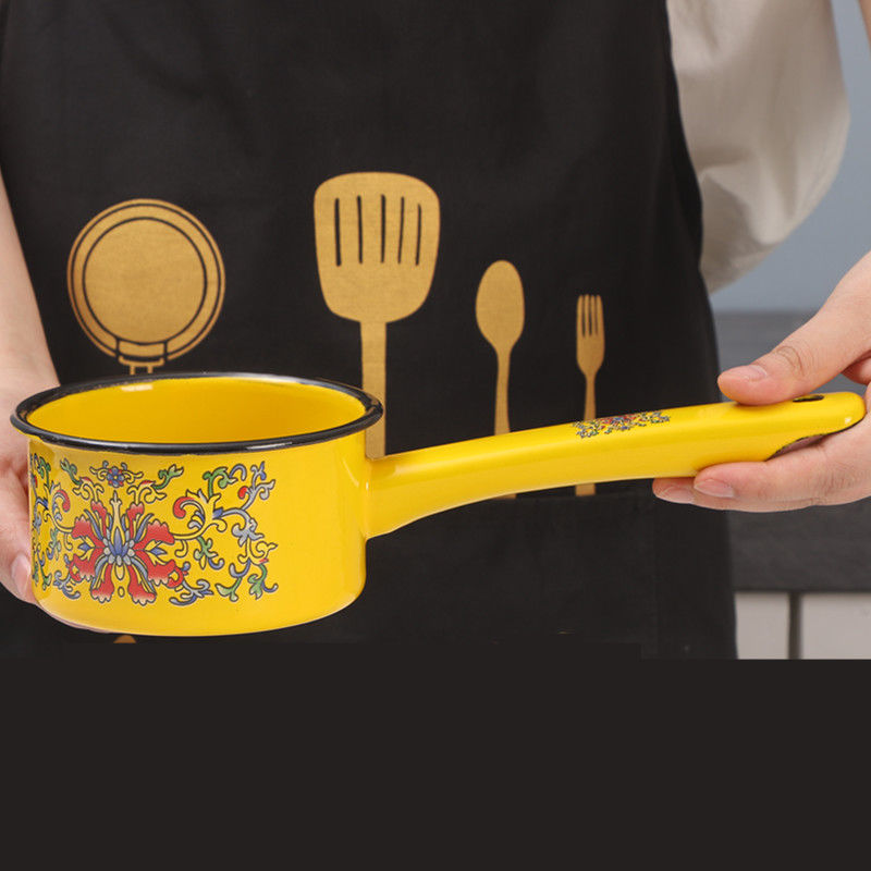 Enameled Water Spoon Milk Pot  - Gardening Tools Long Handle reseña y precio
