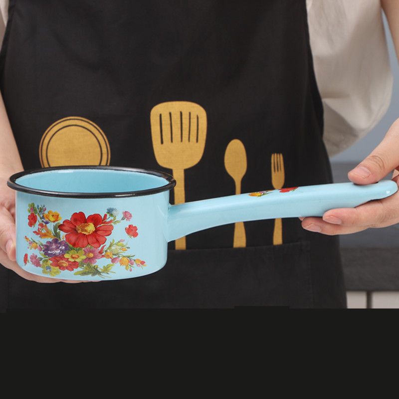 Enameled Water Spoon Milk Pot  - Gardening Tools Long Handle reseña y precio