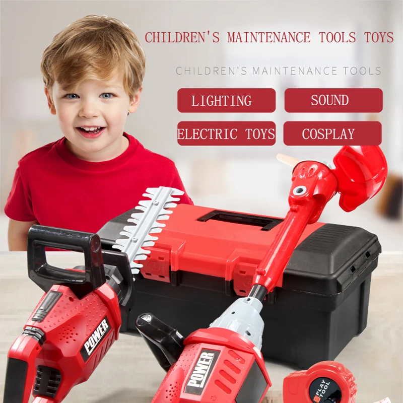 Children Electric Toolbox Pret - Gardening Tools For Kids reseña y precio