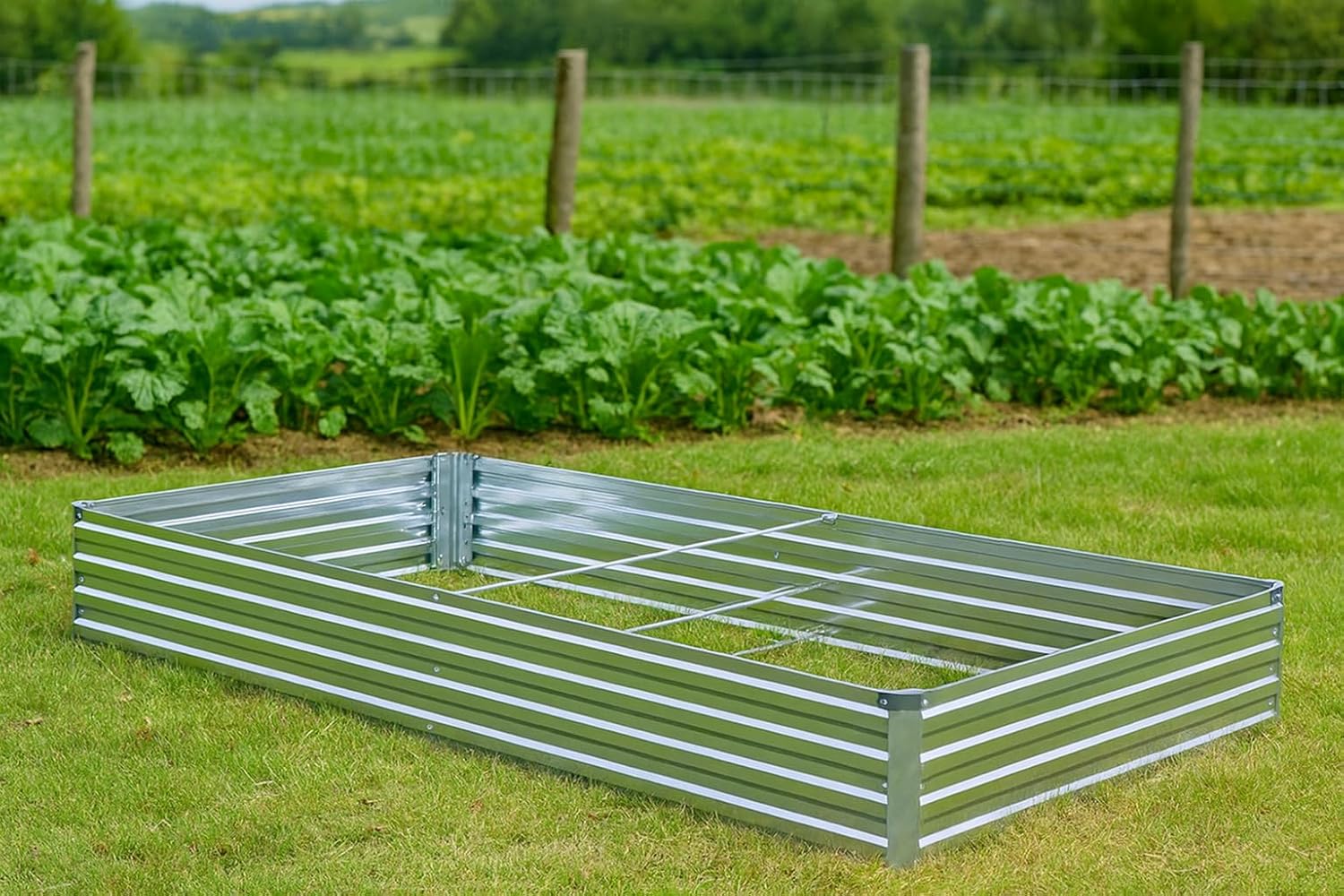 2 Pack Galvanized Raised Garde - Gardening Tools Kit reseña y precio