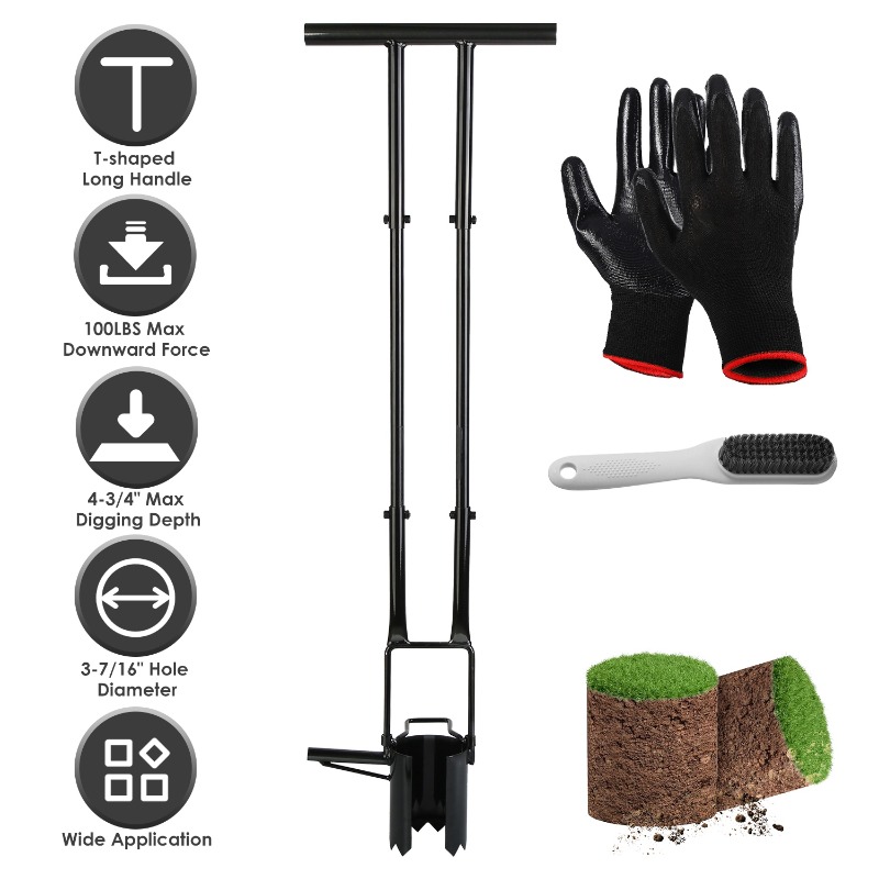 Multifunctional Bulb Planter T - Gardening Tools Long Handle reseña y precio