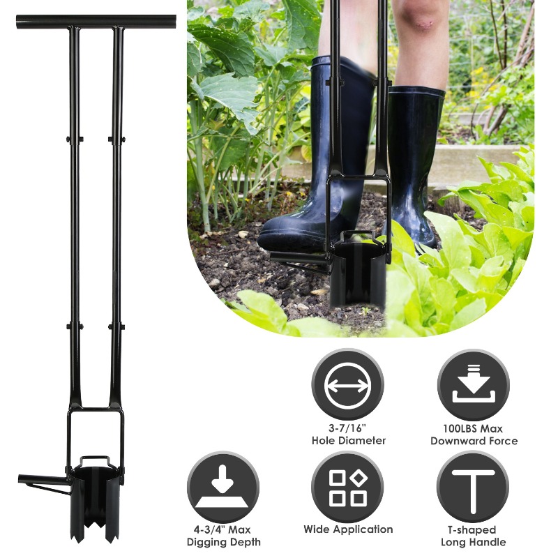 Multifunctional Bulb Planter T - Gardening Tools Long Handle reseña y precio