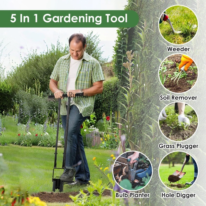 Multifunctional Bulb Planter T - Gardening Tools Long Handle reseña y precio