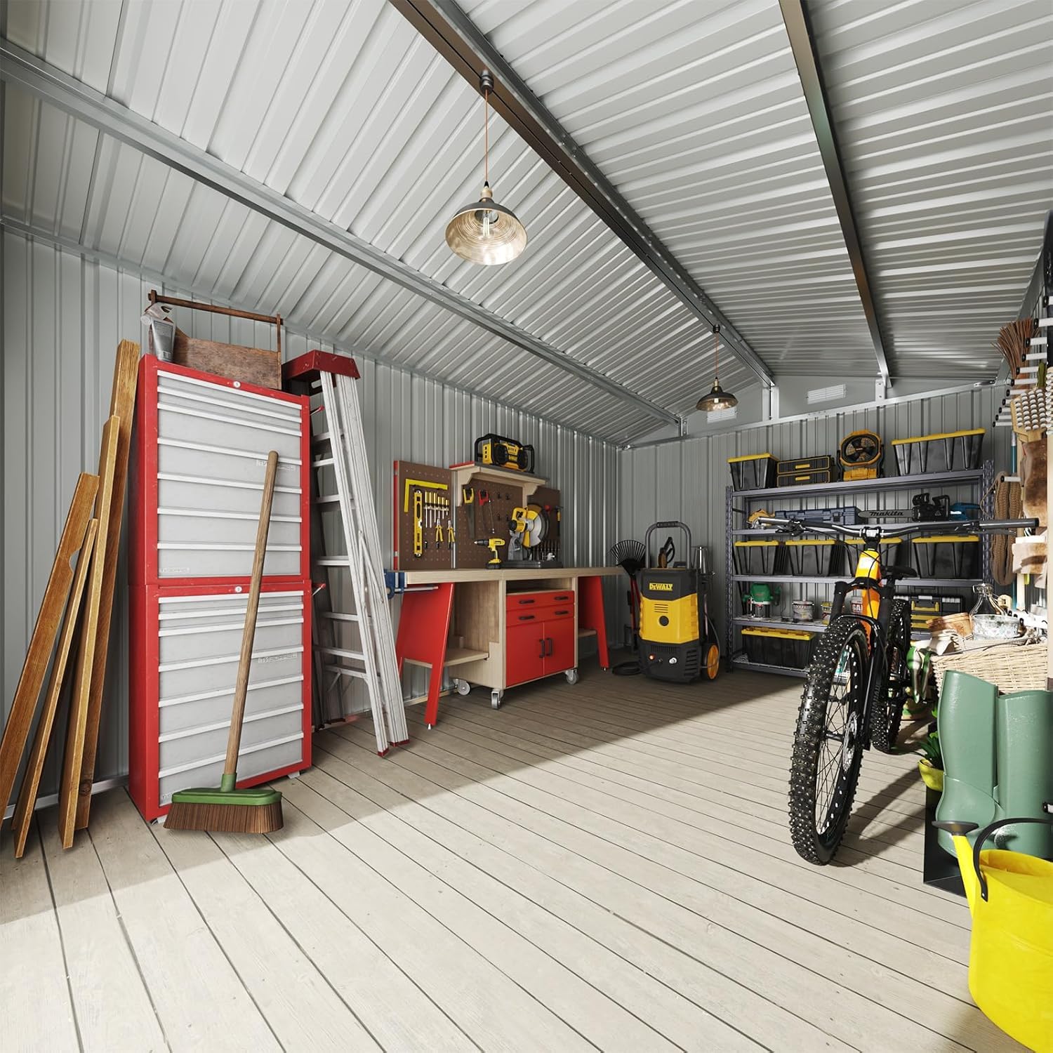 10 x 12FT Outdoor Storage Shed - Gardening Tools reseña y precio