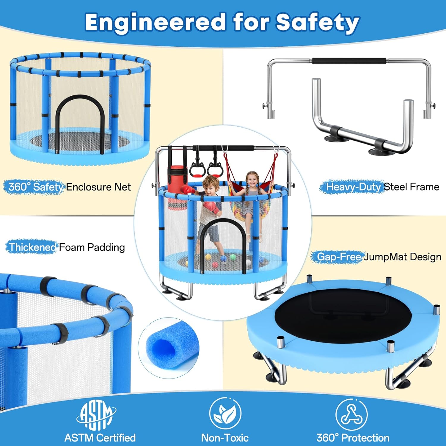 Toddler Trampoline,Trampoline  - Gardening Tools reseña y precio