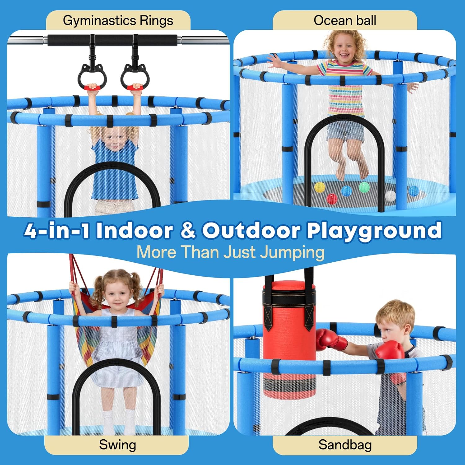 Toddler Trampoline,Trampoline  - Gardening Tools reseña y precio