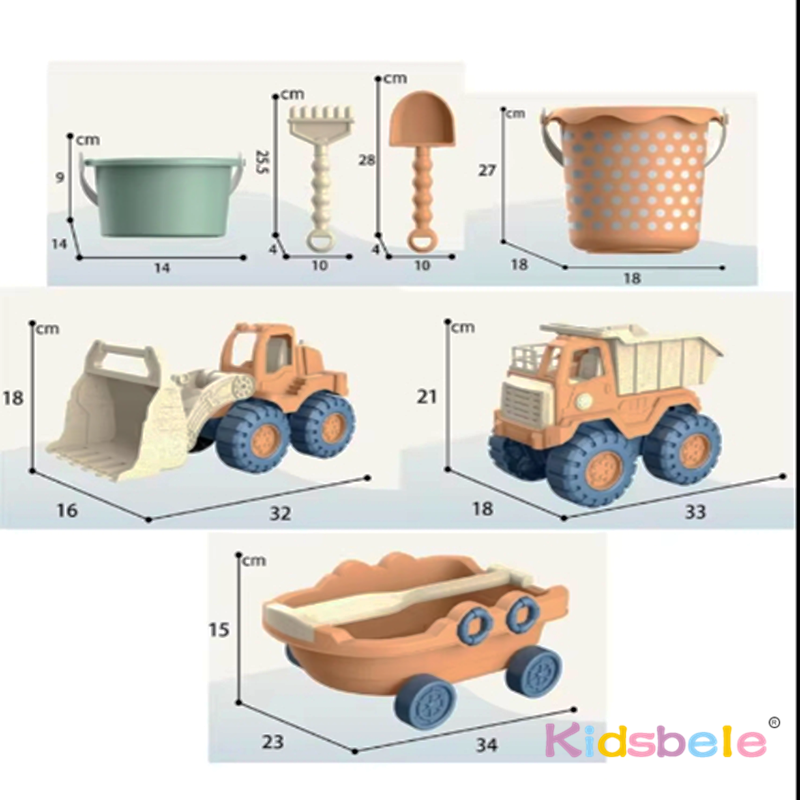 Beach Play Toys Children Porta - Gardening Tools For Kids reseña y precio