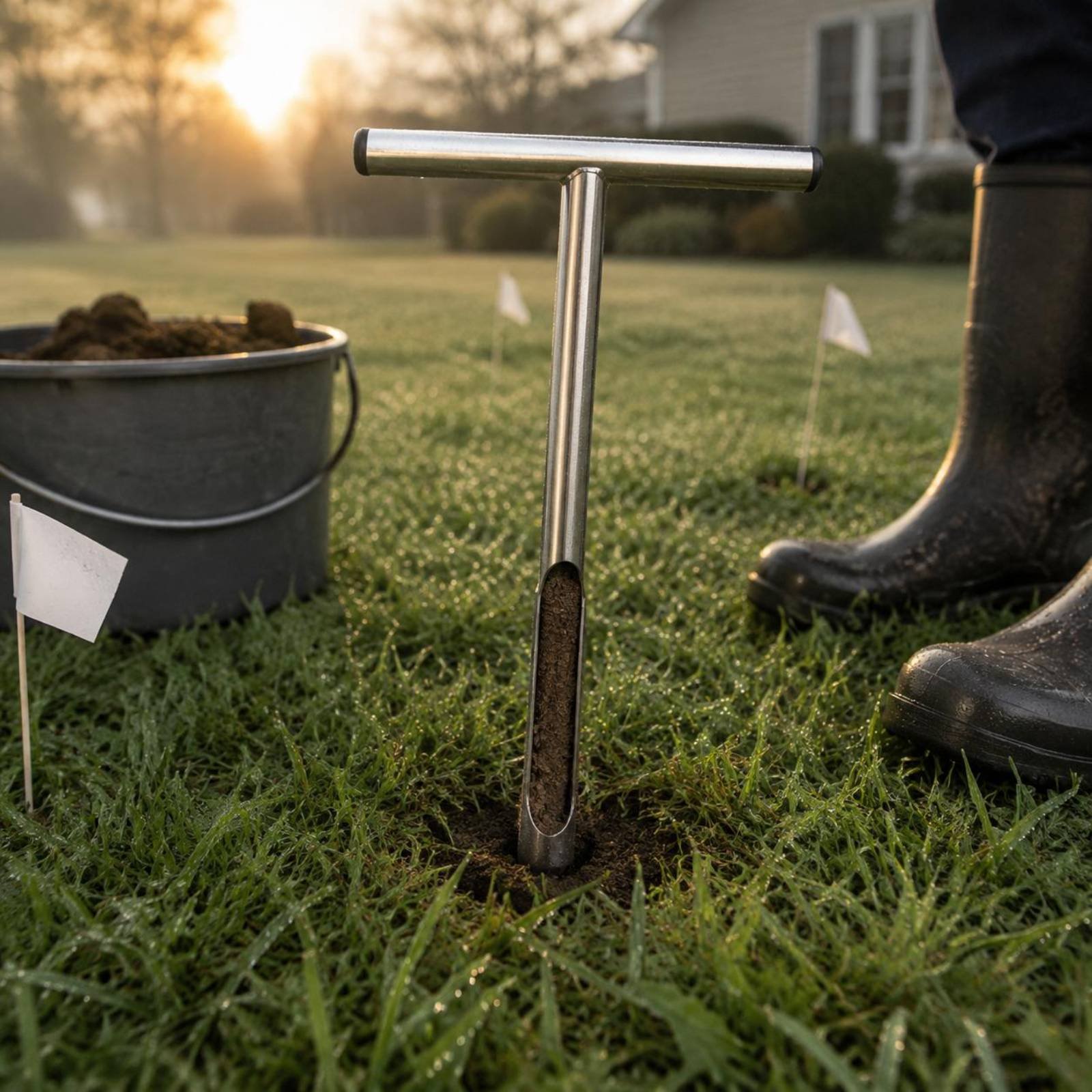 Stainless Steel Soil Sampler E - Gardening Tools Long Handle reseña y precio