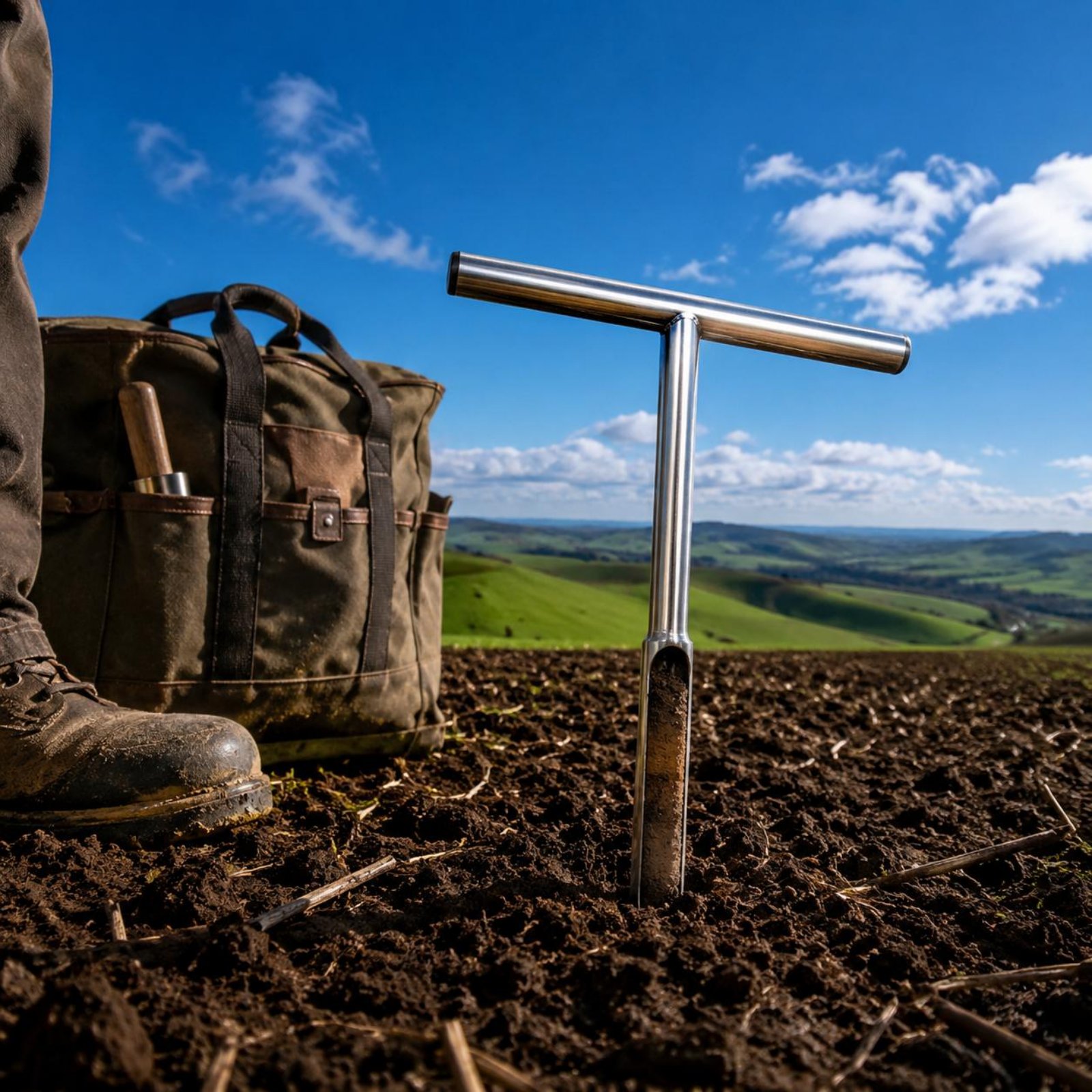 Stainless Steel Soil Sampler E - Gardening Tools Long Handle reseña y precio