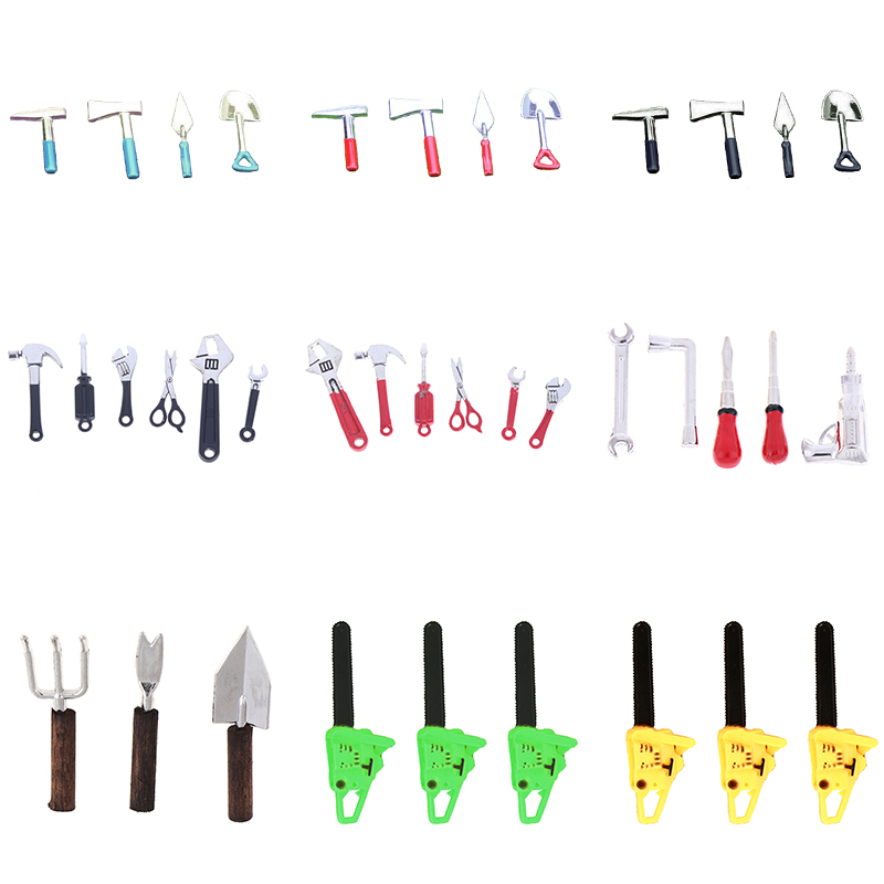 3/4/5/6Pcs Dollhouse Miniature - Gardening Tools Repair reseña y precio