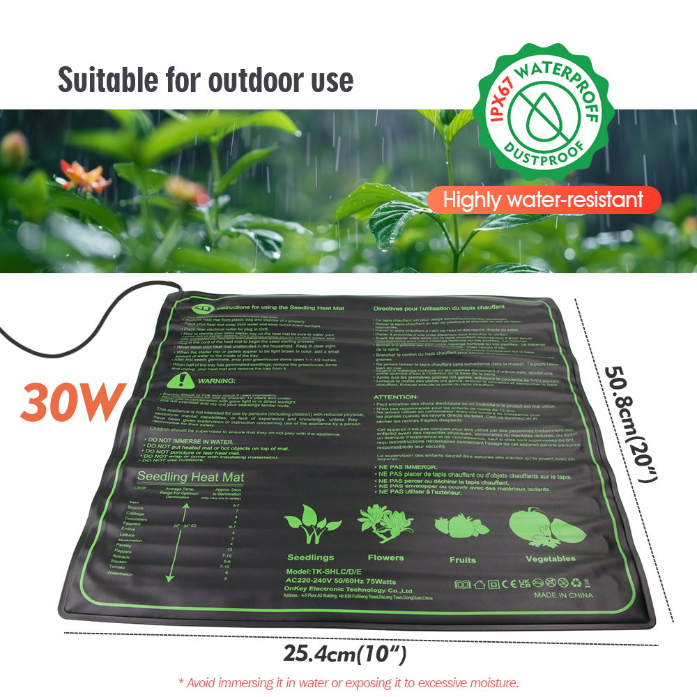 Warm Seedlings Box Heating Mat - Gardening Tools Kit reseña y precio