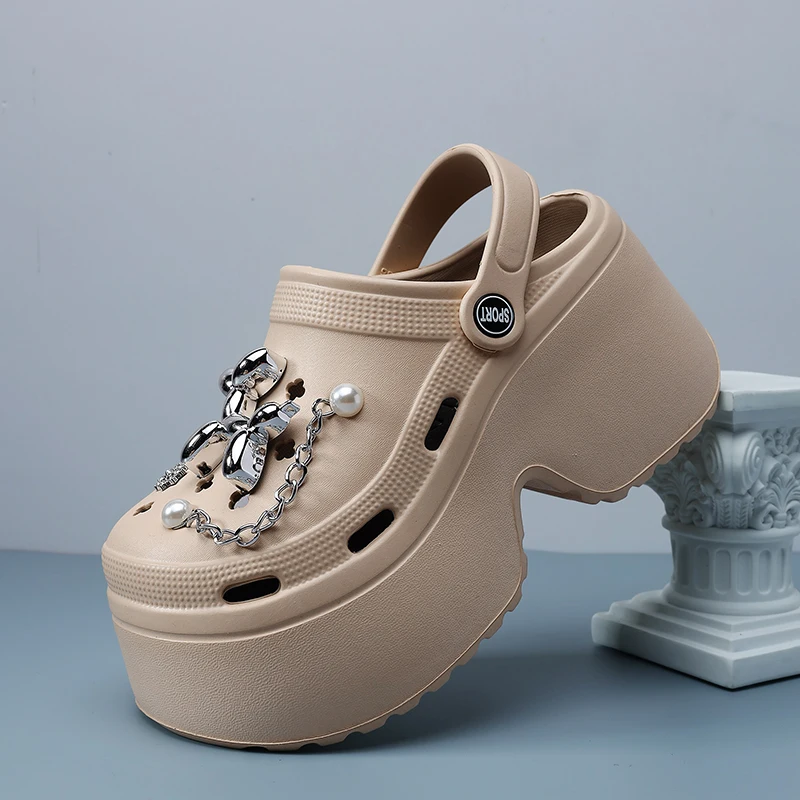 New Women's Silver Platform Cl - Gardening Tools Women reseña y precio