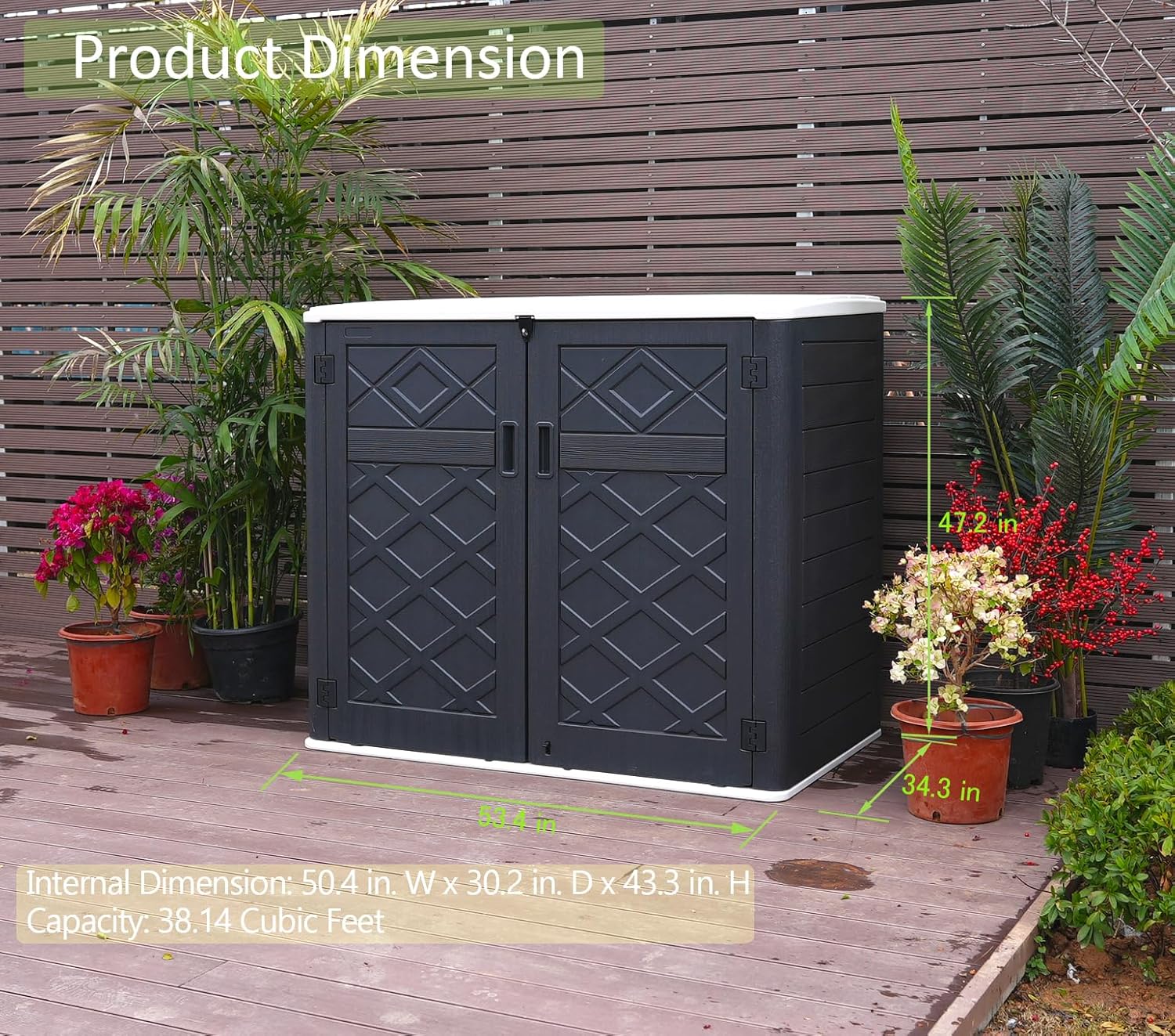 Weather-Resistant Horizontal O - Gardening Tools reseña y precio