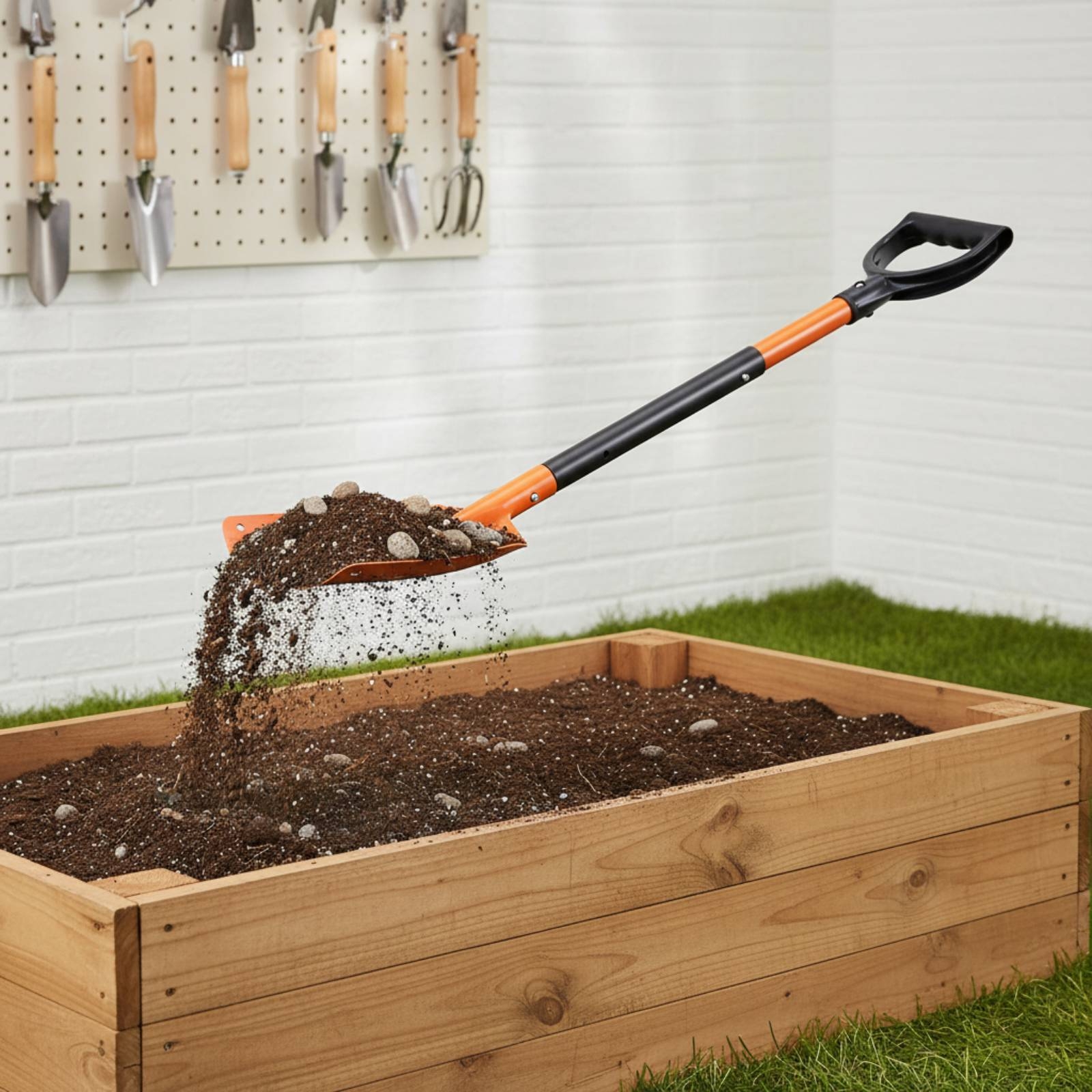 Soil Sifter Shovel Long Handle - Gardening Tools Long Handle reseña y precio