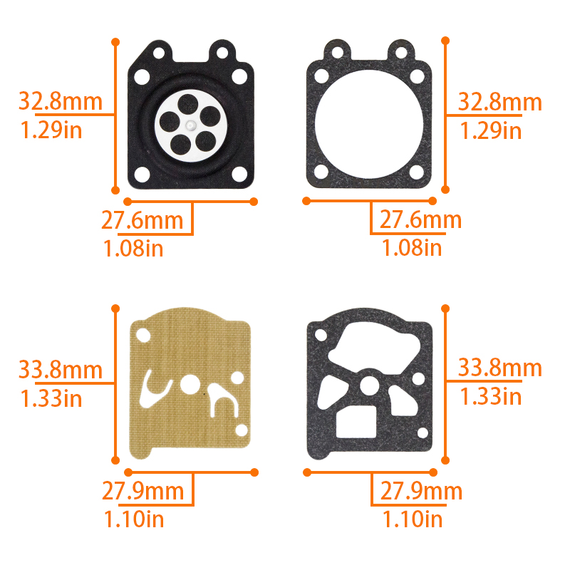 Chainsaw Carburetor Diaphragms - Gardening Tools Repair reseña y precio
