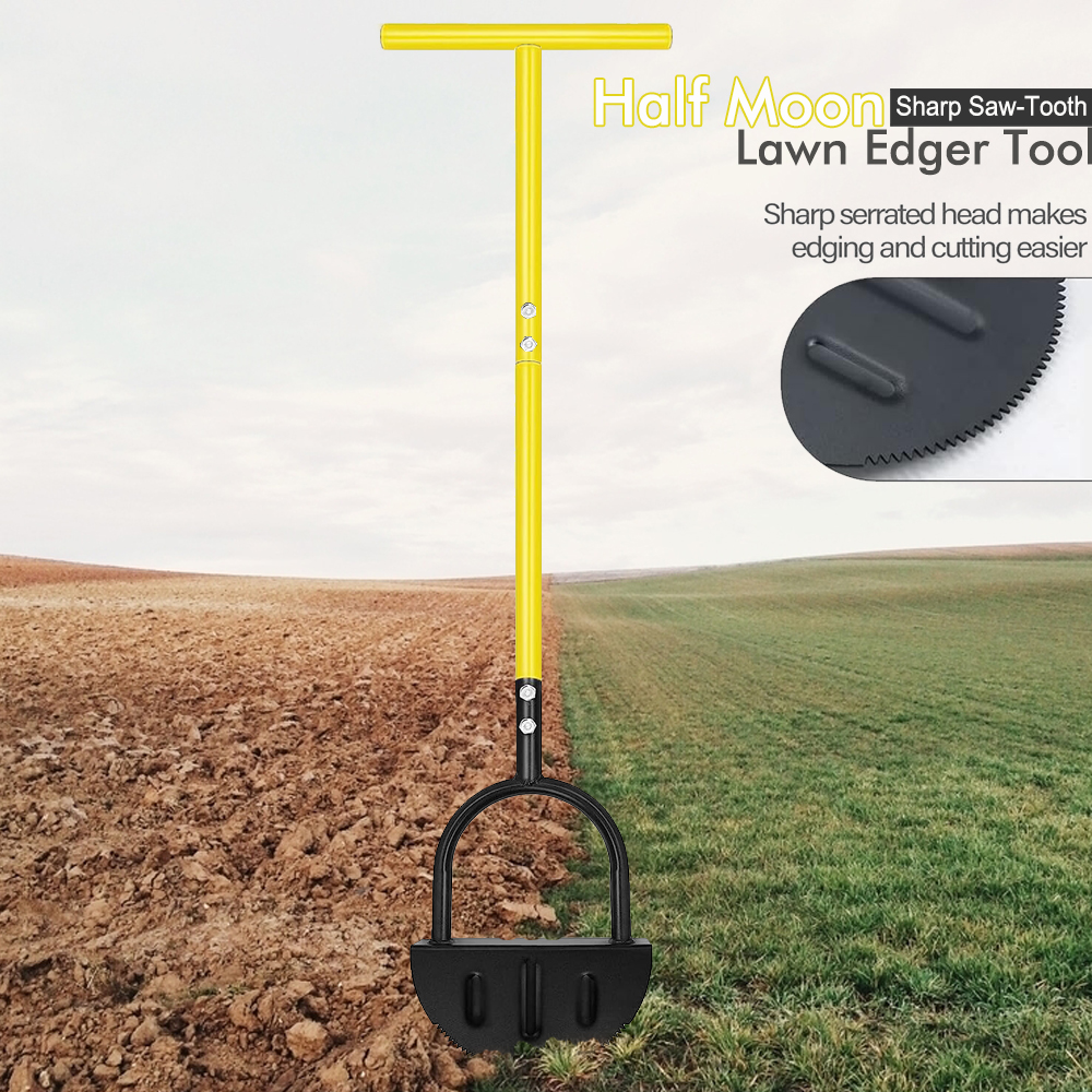 Half Moon Lawn Edger with Long - Gardening Tools Long Handle reseña y precio
