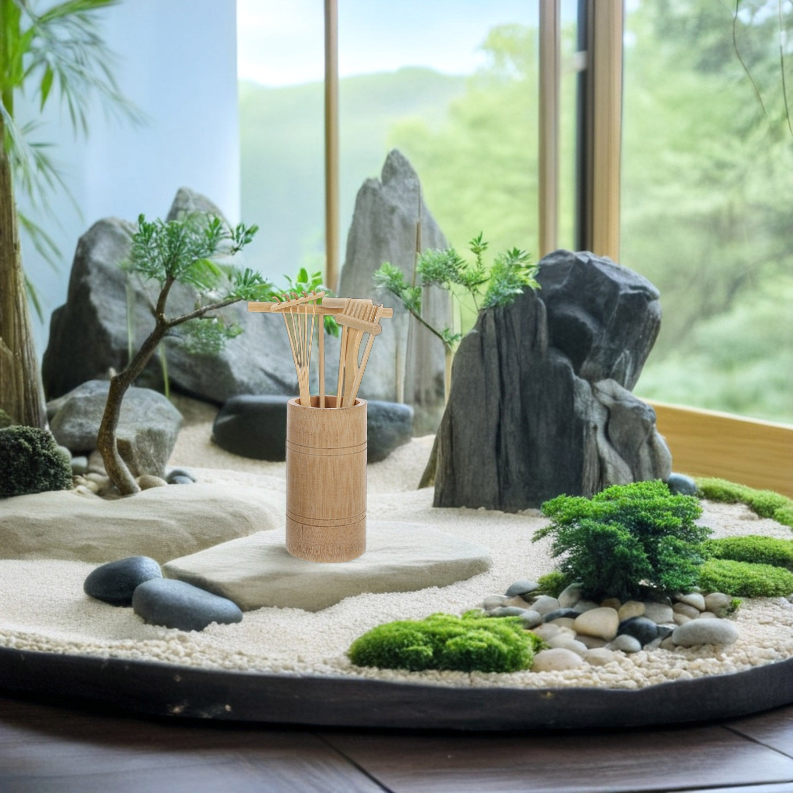 1Set Japanese Zen Garden Rake  - Gardening Tools Kit reseña y precio
